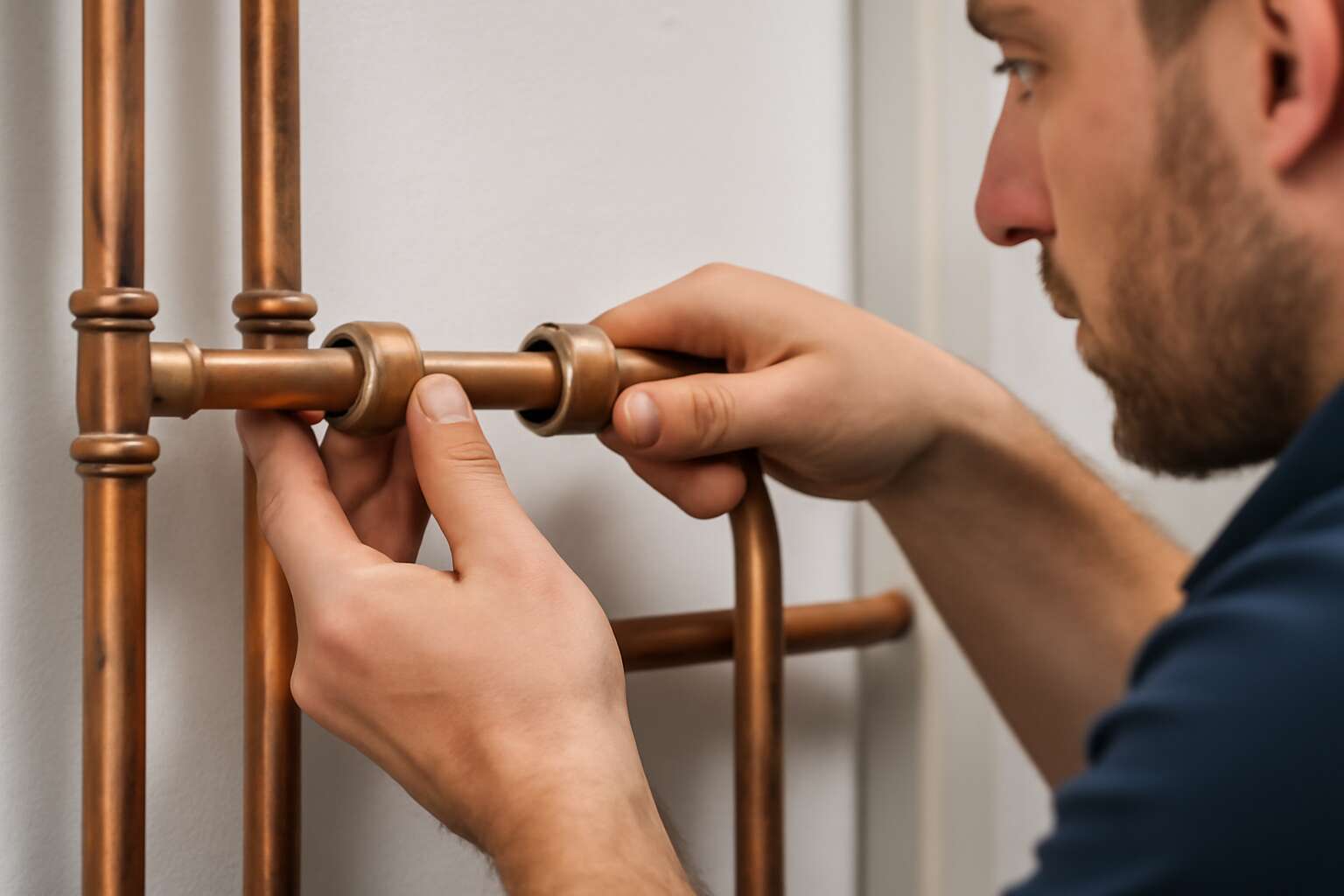 copper pipe fitting without soldering