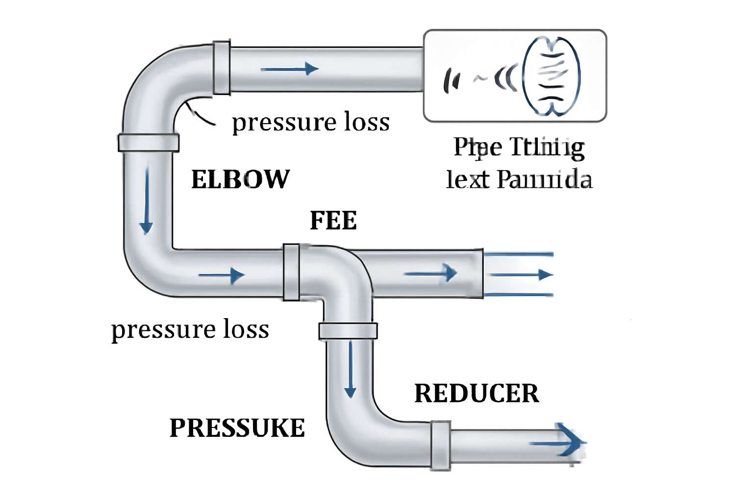 pipe fitting loss formula