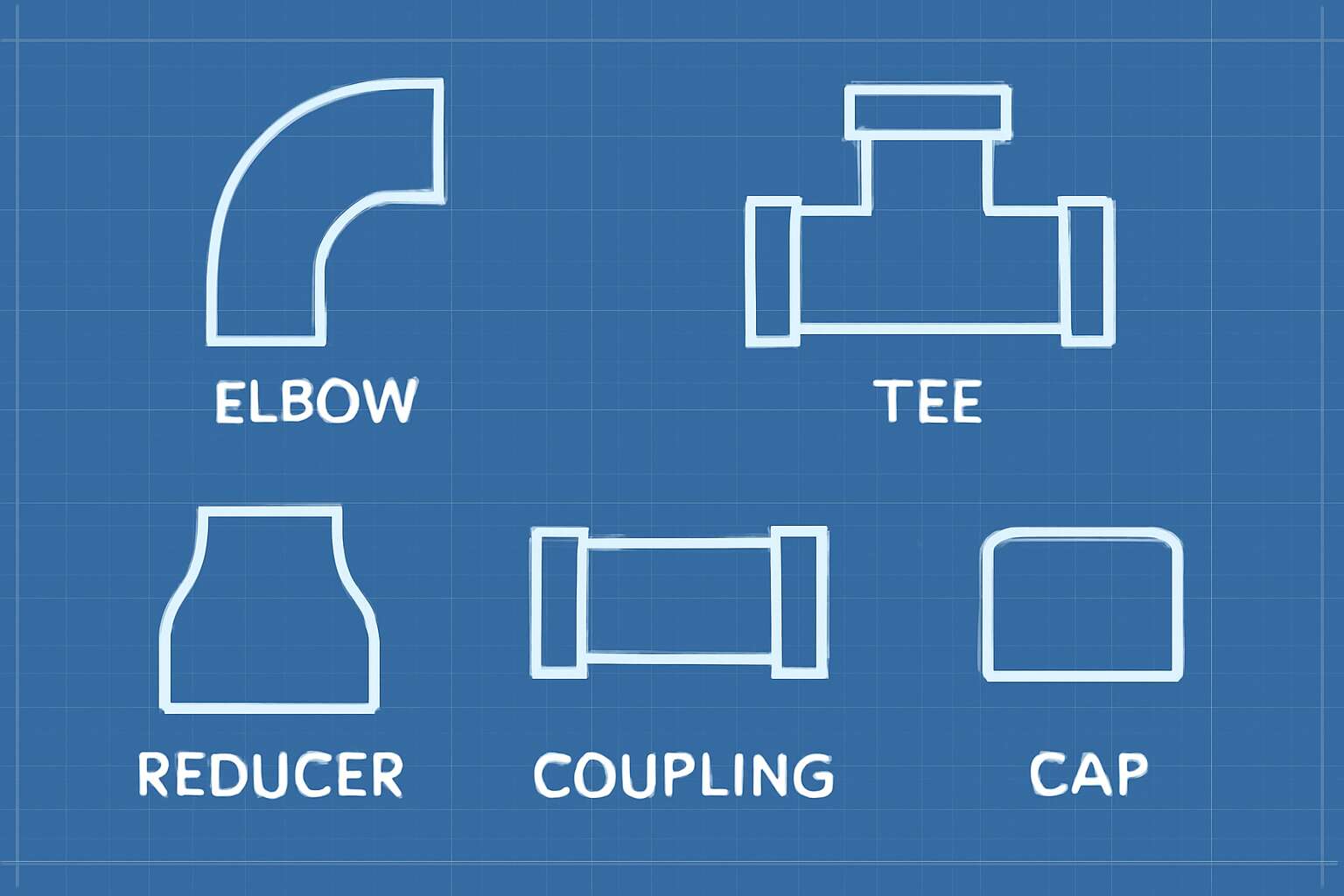 pipe fitting symbols