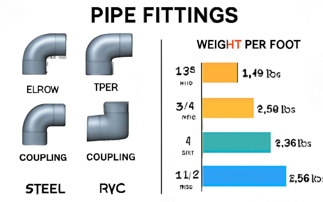 Master the pipe fitting weight chart for fast, accurate pipe sizing